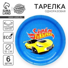 Disposable paper plate 