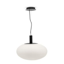 Suspension lamp Maytoni P062PL-01W, E27, 1x60 W, 430x430x1365 mm, black