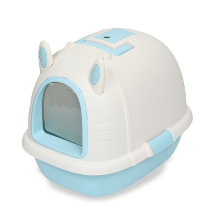 Domik toilet with a removable stand for a scoop, 50 x 40 x 41 cm, blue-3
