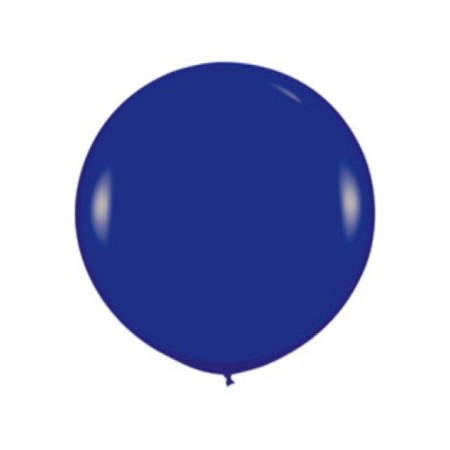 Latex ball 36 ", pastel, blue color, 1 pc.