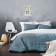 Software "Soft": a bedspread 160 x 220 cm, pillowcases 40 x 40 cm - 2 pcs, blue