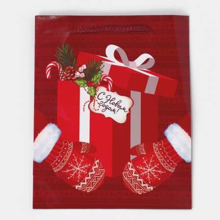 Laminated vertical “warmth and comfort”, ml 21 x 25 x 8 cm, new year-5