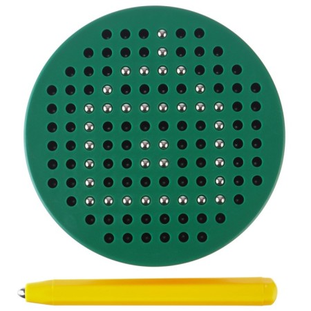 Tablet training “Magnetic Drawing: Mi-Mi-Mim,”, 120 holes, green color-4