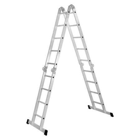 Tundra transformer staircase, aluminum, 4x5x5x4 steps