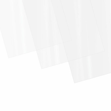 Cover for/binding BRAUBERG, 100 pcs, A4, plastic, transparent, 532162-2