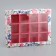 Folding box for 12 sweets "the best", 19 x 15 x 3.6 cm. Confectionery packaging