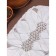 A set of openwork for the table “Leaves”, 46 × 30 cm, 4 pcs, PVC, silver color