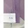 Set of curtains "Canvas", size 270x300 cm, 2 pcs, color purple gray
