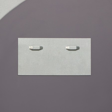 Wall mirror, 70x50 cm, with 1 plate-3