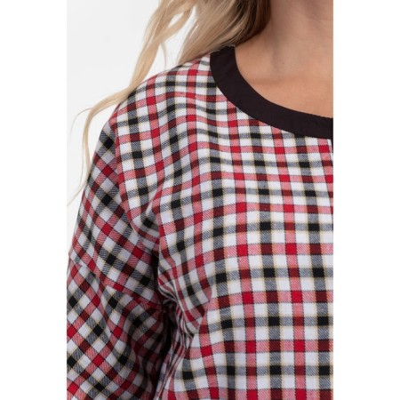 Women's tunic, size 56, red color-5