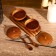 Banks for spices "Salt, pepper" 17x7x6 cm, tick tree