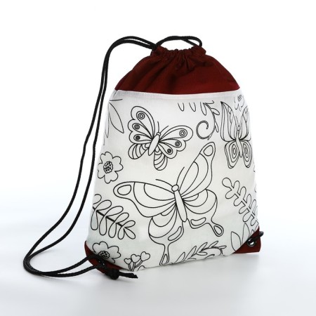 Bag for coloring "Butterflies" 34x40 cm, spanbond-3
