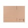 The box is folding, brown, 25 x 15 x 15 cm