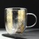 Glass mug with double walls "Tropics", 300 ml
