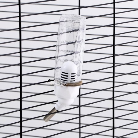 Drill for rodents, 80 ml, fastening-spring, and two replaceable filters, white-3