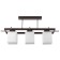 Chandelier 2731/3 E27 40W brown-chromium 50x27x28 cm Bayerlux