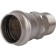 Adapter Rommer RSS-0021-002834, VPR-HR, D = 28 mm x 3/4 ", press, stainless steel