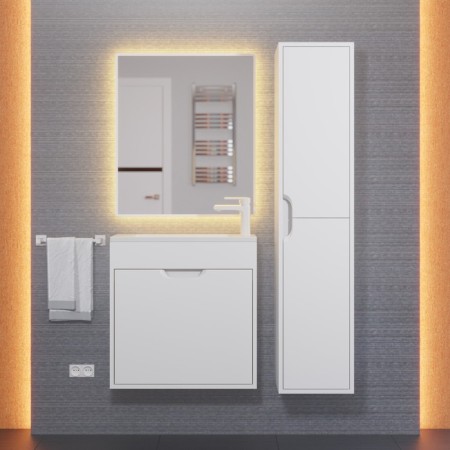 Tumbling under the sink uperwood modul, 60 cm, suspended, matte, white-4
