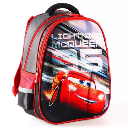 School backpack, 39 cm x 30 cm x 14 cm "lightning", cars-5