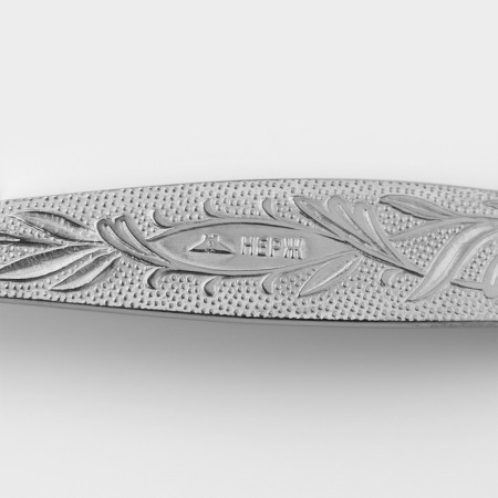 Tablespoon "Uralochka", h = 19.5 cm, thickness 2 mm, silver color-3