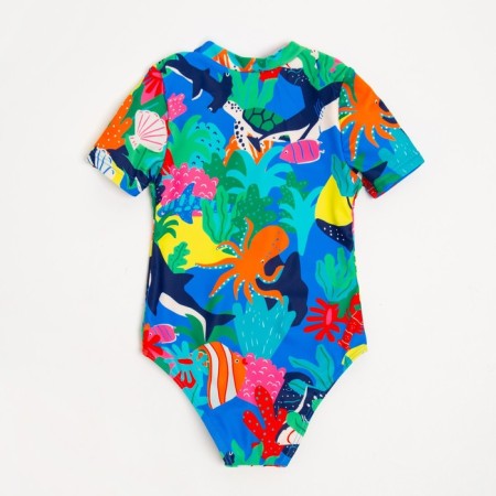 Swimsuit Asseting Children's Minaku with a zipper, height 116-122-6