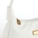 Female bag 25*7*13.5 departure with a zipper, white