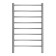 Terminus heated towel rail "Aurora" P8, 500x850 mm, chrome