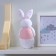 Soft toy "Bunny", with buttons, mix