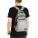 Youth backpack on lightning, 2 departments, 4 pockets, gray color