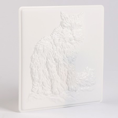Reusable coloring "Red cat", 20 × 20 cm-7