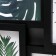 Photo frame with the clock "lovely" 3 photos, black