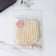 A washcloth-bag for putting a soap of a shade, 10 × 10 cm, beige