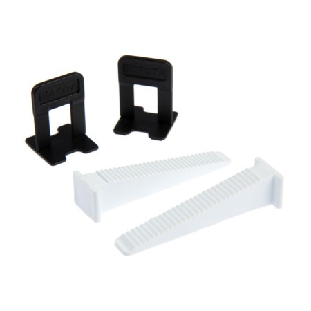 The set “Gate” clip + wedge “Gate” for aligning tundra tiles, 1.4 mm, 40/40 pcs.