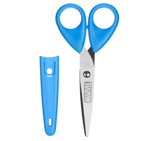 Baby scissors 13 cm, with a protective cap, spider-man-2