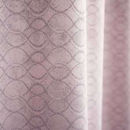 Curtain curtain jacquard Witerra Infini 135x260cm, pink, PE 100%-1
