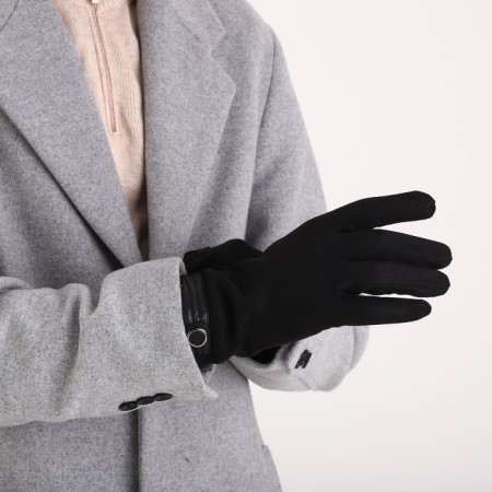 Gloves are male, dimensionless, without insulation, black color-4