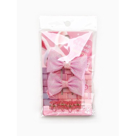 Hair bow 2 pcs, Krabi "Milot", 8 x 12.5 cm-9
