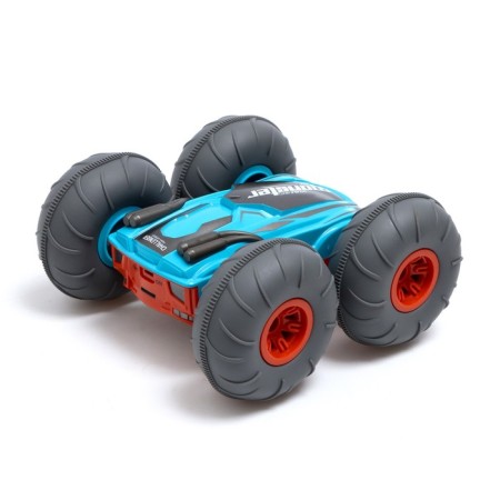 Radio-controlled car-controlled “Monster” car, works on the battery, the color is blue-3