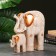 Figure "Elephants" ivory, 35x30x15cm