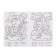 Training coloring for numbers and figures "Animals", size - 14.8 × 21 cm, 8 p.