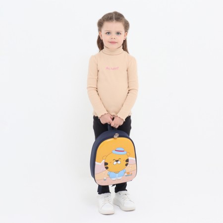 Baby backpack on lightning, blue color-6