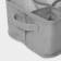 Organizer for linen LADOM, 4 cells, 20.5 × 20.5 × 12 cm, color gray color