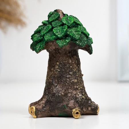 Figure "House Wood" 7x7x10cm-2