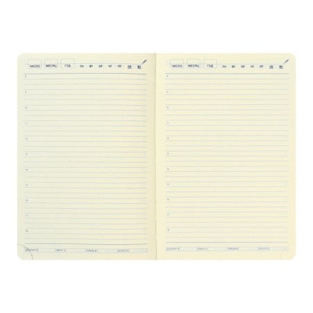 Deliciper of Leduced A5, 136 sheets in a ruler, leatherette "Nebraska", gold cut, brown-5