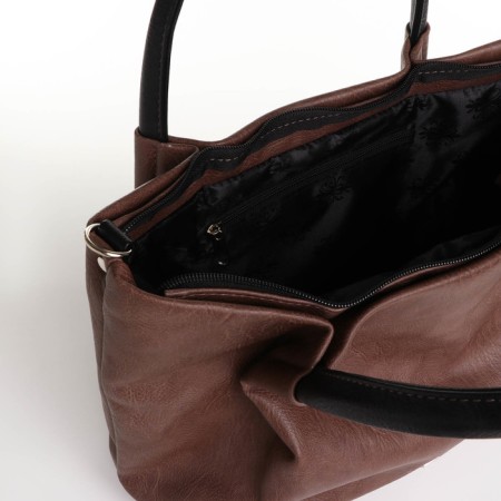 Bag Female, average size, brown color-4