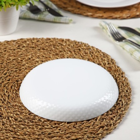 Dessert plate Precious, D = 19 cm, white color-1