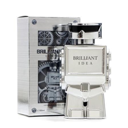 Men's toilet water Brilliant Idea Silver, 100 ml-2