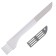 Mushroom picnic knife with brush, color mix