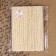 Knitted lace, 15 mm × 15 ± 1 m, beige color