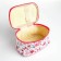 Cosmetic bag with lightning, white/pink color
